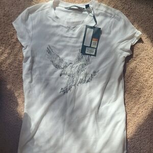 Harley-Davidson White Tee with Bird Graphic